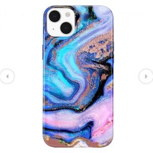 Velvet Caviar Galaxy Marble Glitter iPhone 12 case